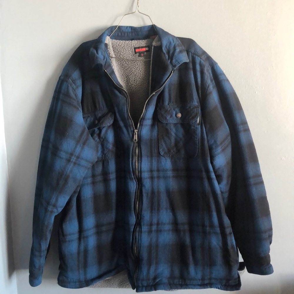 Men’s Wolverine Flannel/Sherpa jacket